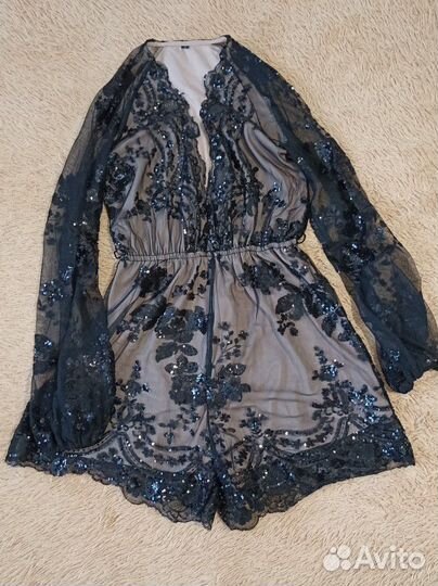 Комбинезон с пайетками