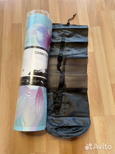 Коврик для йоги и фитнеса + чехол