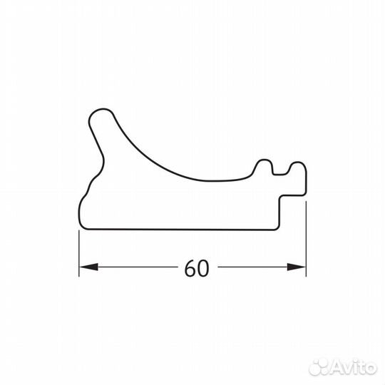 Зеркало Evoform Definite BY 7622 74x94 белый с се