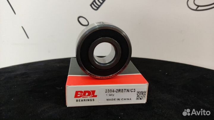 Подшипник шариковый, двухрядный, закрыт 20х52х22мм