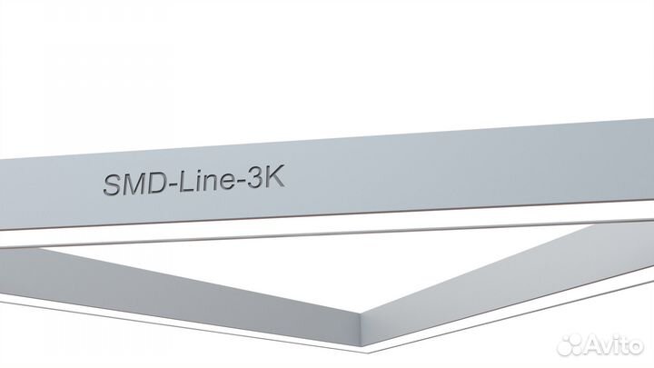 Светодиодный светильник в форме треугольника 560мм