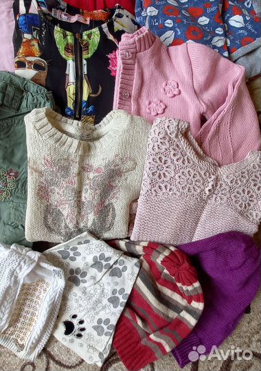 Вещи пакетом для девочки на 98-104