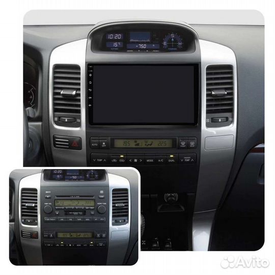 Андроид магнитолы Toyota Prado 120 / Lexus GX470