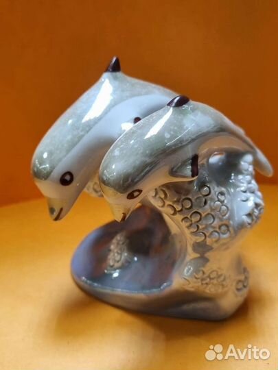 Статуэтка сысерть клеймо дельфины