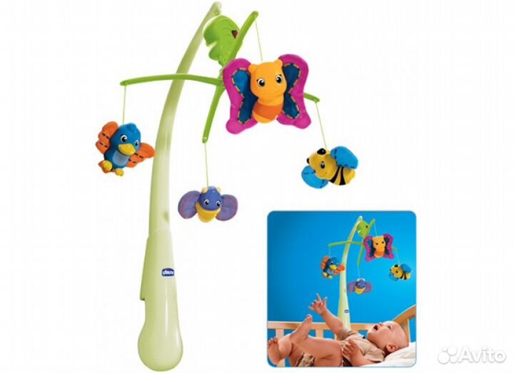 Мобиль музыкальный chicco Весна
