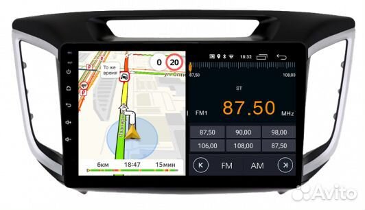 Магнитола Parafar Hyundai Creta 2016+ Android