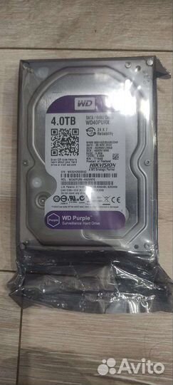 Жесткий диск для видеонаблюдения 4tb WD 4тб