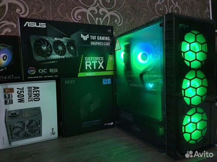 Оптимально Для игр Пк Core i5 11400/B560+RTX3060Ti