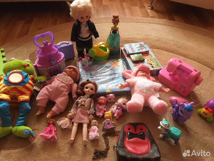 Детские игрушки для девочки пакетом