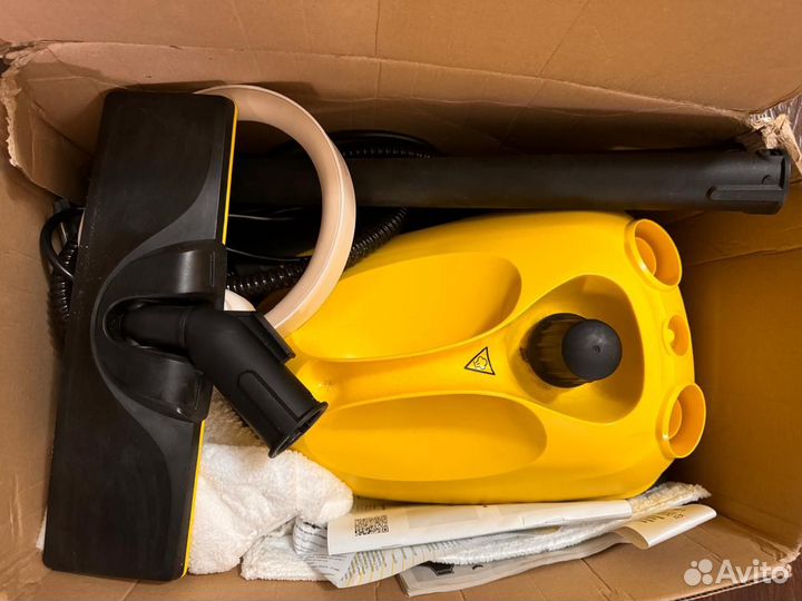 Пароочиститель karcher и наушники