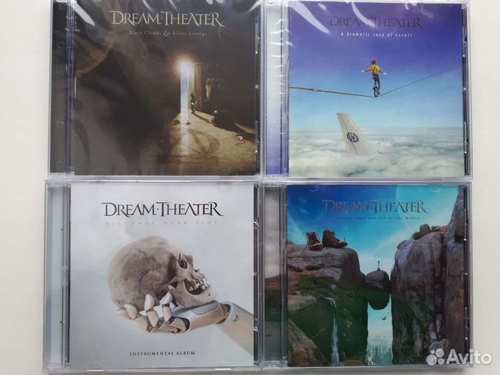 CD диски Dream Theater, Tool, Opeth, Apocalyptica