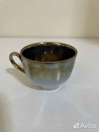 Чашка с блюдцем фарфор