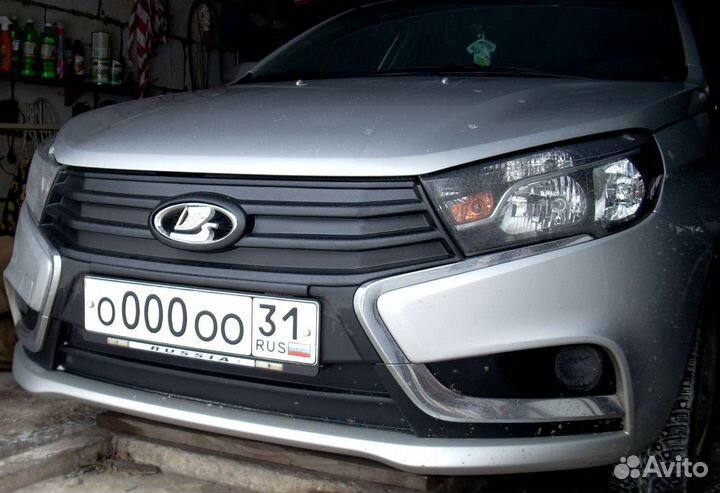 Зимняя защита радиатора Лада Веста