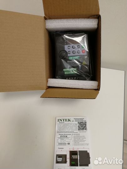 Частотный преобразователь 0,75 кВт 380В intek
