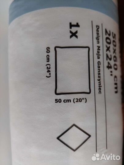 Подушка новая 50х60 фирма икея lappttel новинка