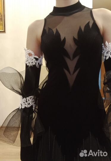 Платье для бальных танцев стандарт ю1