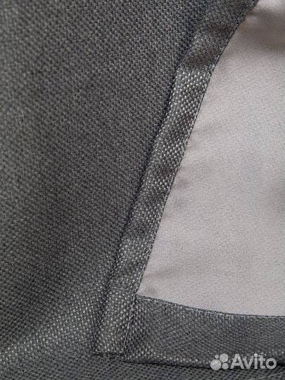 Комплект новых штор 3м(2*1,5м), выс.2,7м рогожка