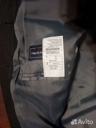 Пиджак серый для мальчика школьный