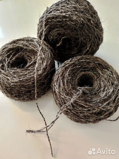 Пряжа для вязания из овечьей шерсти