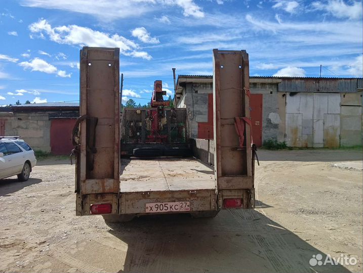 Услуги эвакуатора кран борт