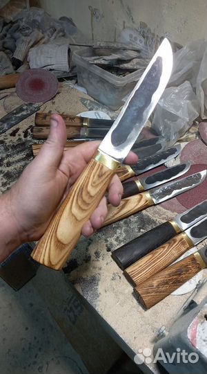 Нож кованый из х12мф