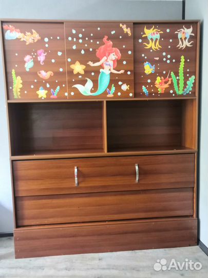 Детская кровать шкаф с горизотальным подъёмом
