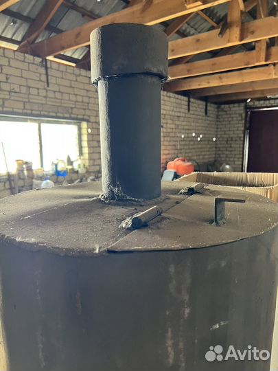 Печь для бани с баком