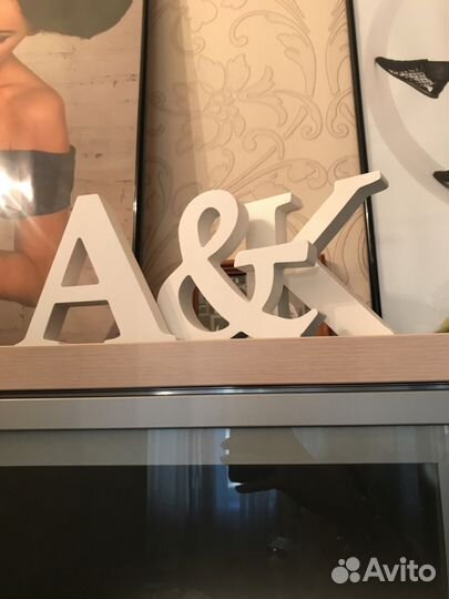 Буквы деревянные