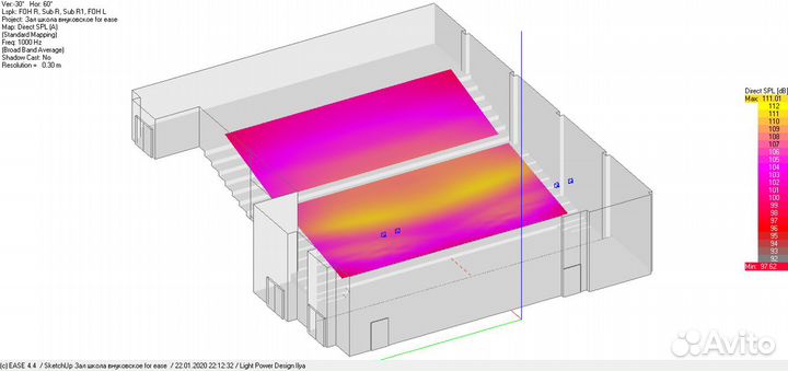 Акустический расчет