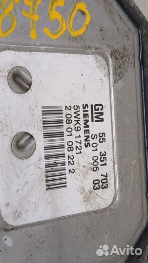 Блок управления двигателем Opel Zafira A, 2002