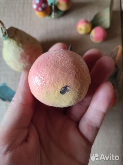 Ватные елочные игрушки СССР