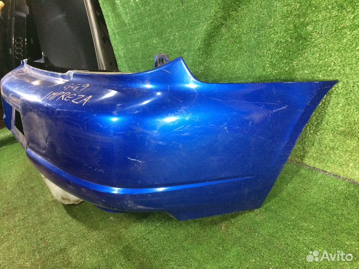 Бампер задний wagon Subaru Impreza GG3 Синий вмяти