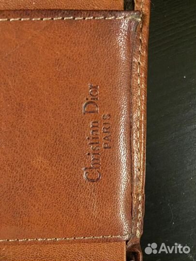 Кошелек christian dior женский натуральная кожа