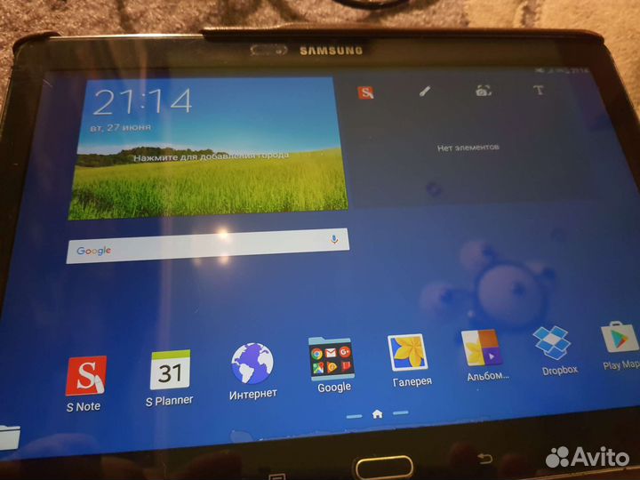 Планшет Samsung galaxy note 10.1