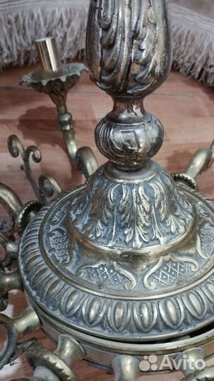 Люстра бронза