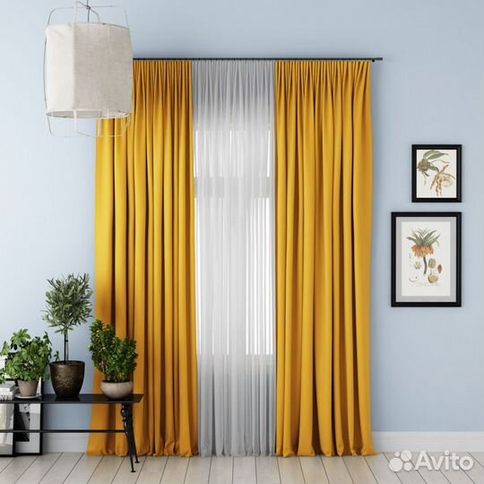 Шторы канвас