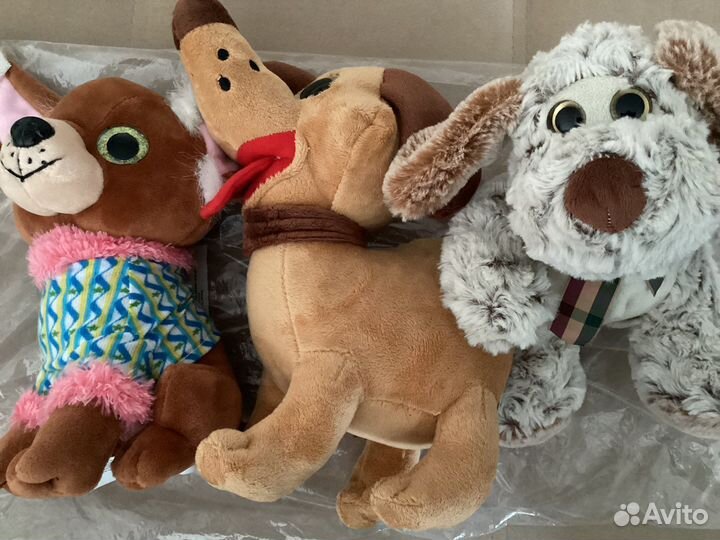 Игрушка мягкая Собака новая