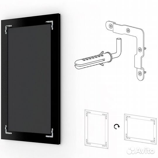 Зеркало Evoform Exclusive-G 134х79 BY 4249 с грав