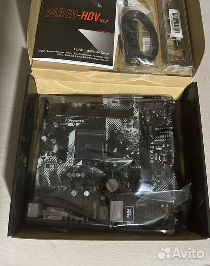 Материнские платы AM4 asus prime B450M-K II Новые