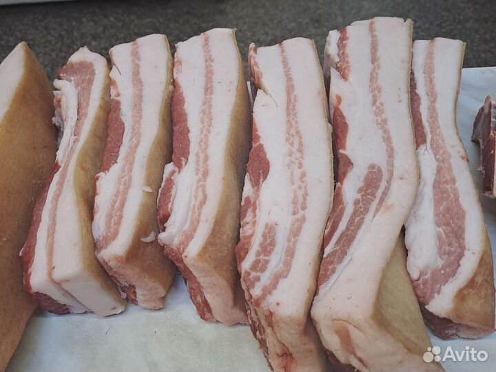 Сало свежее домашнее