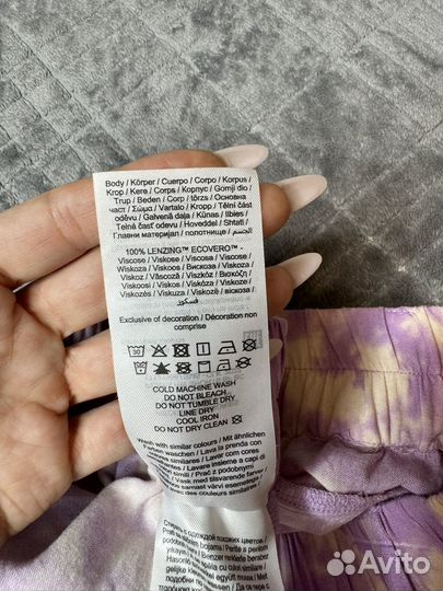 Шорты летние из вискозы тай дай