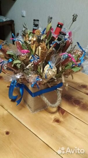 Съедобные букеты для мужчин