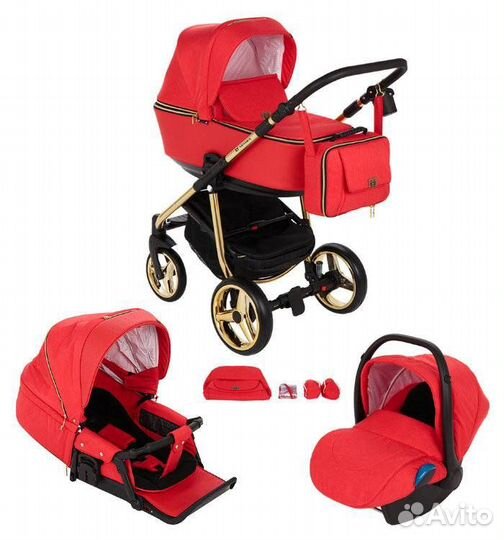 Детские коляски 3 в 1 adamex