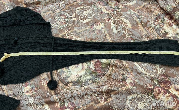 Шарф-капюшон вязаный, новый