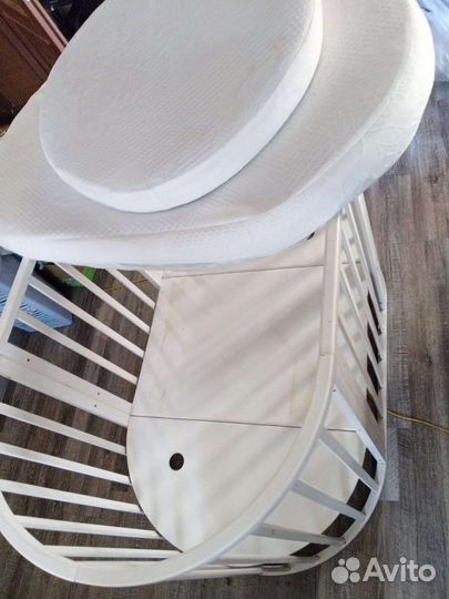 Детская кроватка круглая