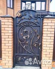 Красивые кованые ворота