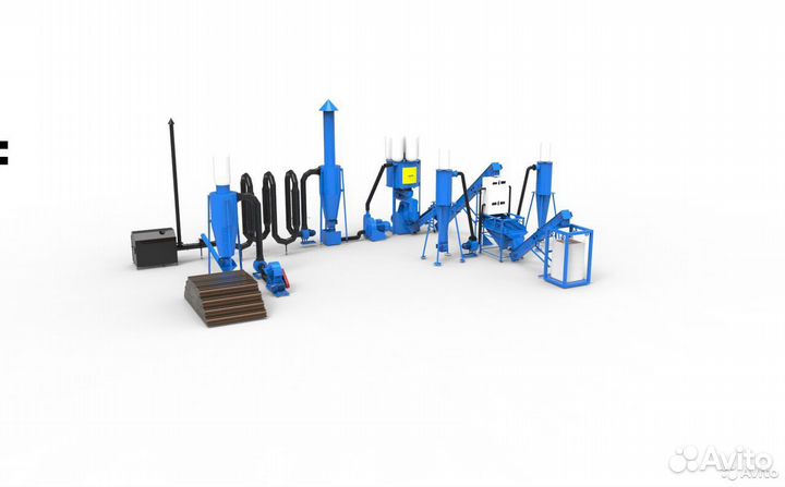 Линия производства пеллет плг 500