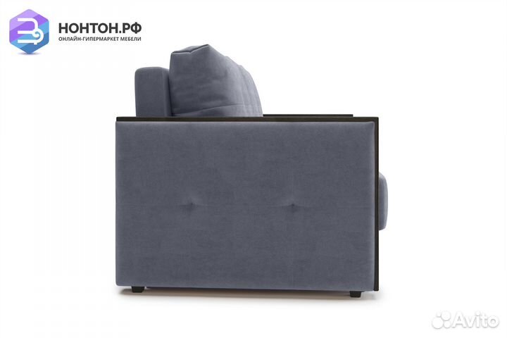 Диван еврокнижка Инсайд темно-серый