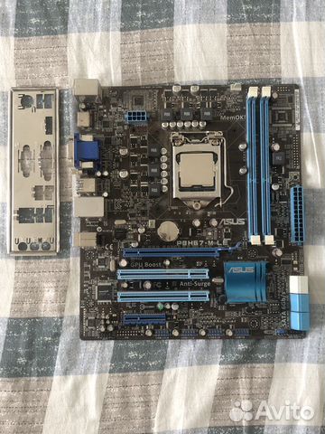 Пк P8H67-M LE + i3-2120 + DDR3 озу 4гб + GT 210