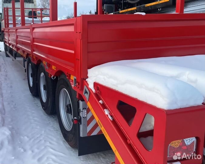 Полуприцеп трал (тяжеловоз) Политранс ТСП 94163, 2024